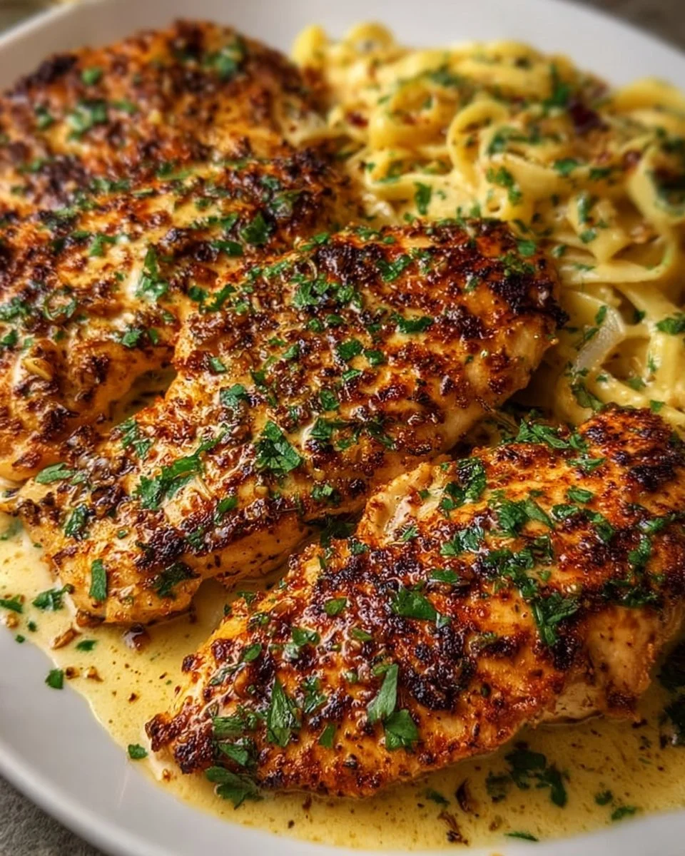 Pollo Cajún Cremoso