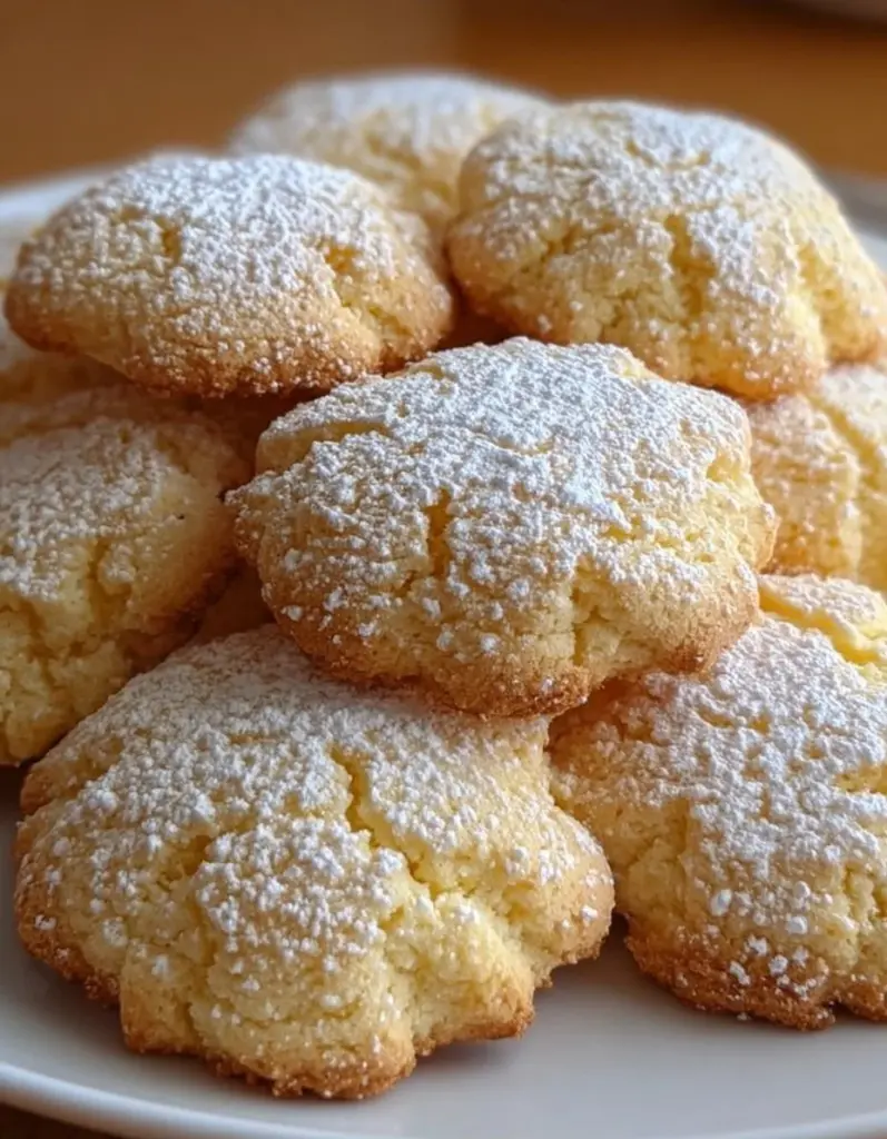 Galletas de maicena sin gluten en un plato, ideales para un snack saludable.