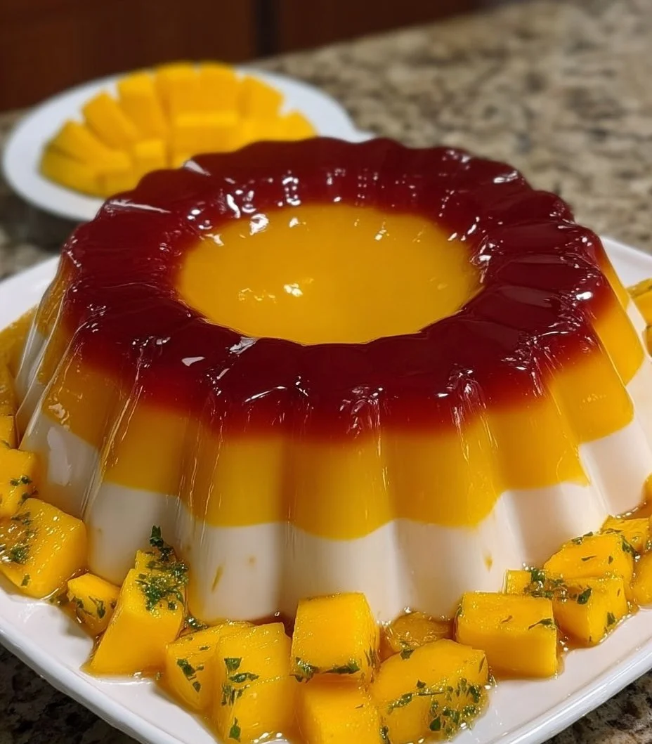 Gelatina de Mango con Chamoy