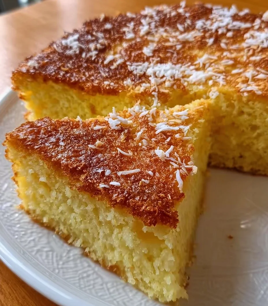 Pastel de Coco Sin Harina