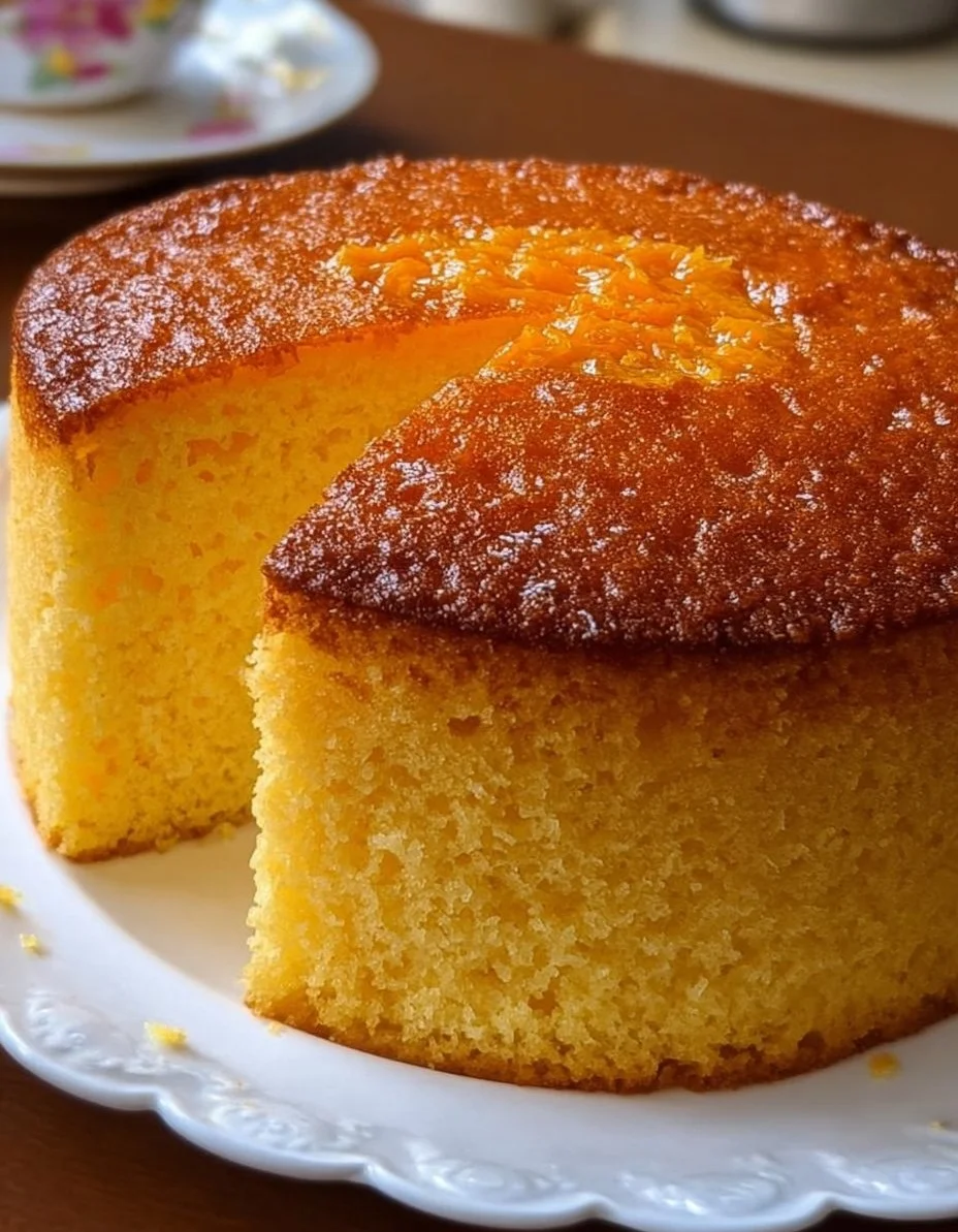 Pastel de Naranja Esponjoso