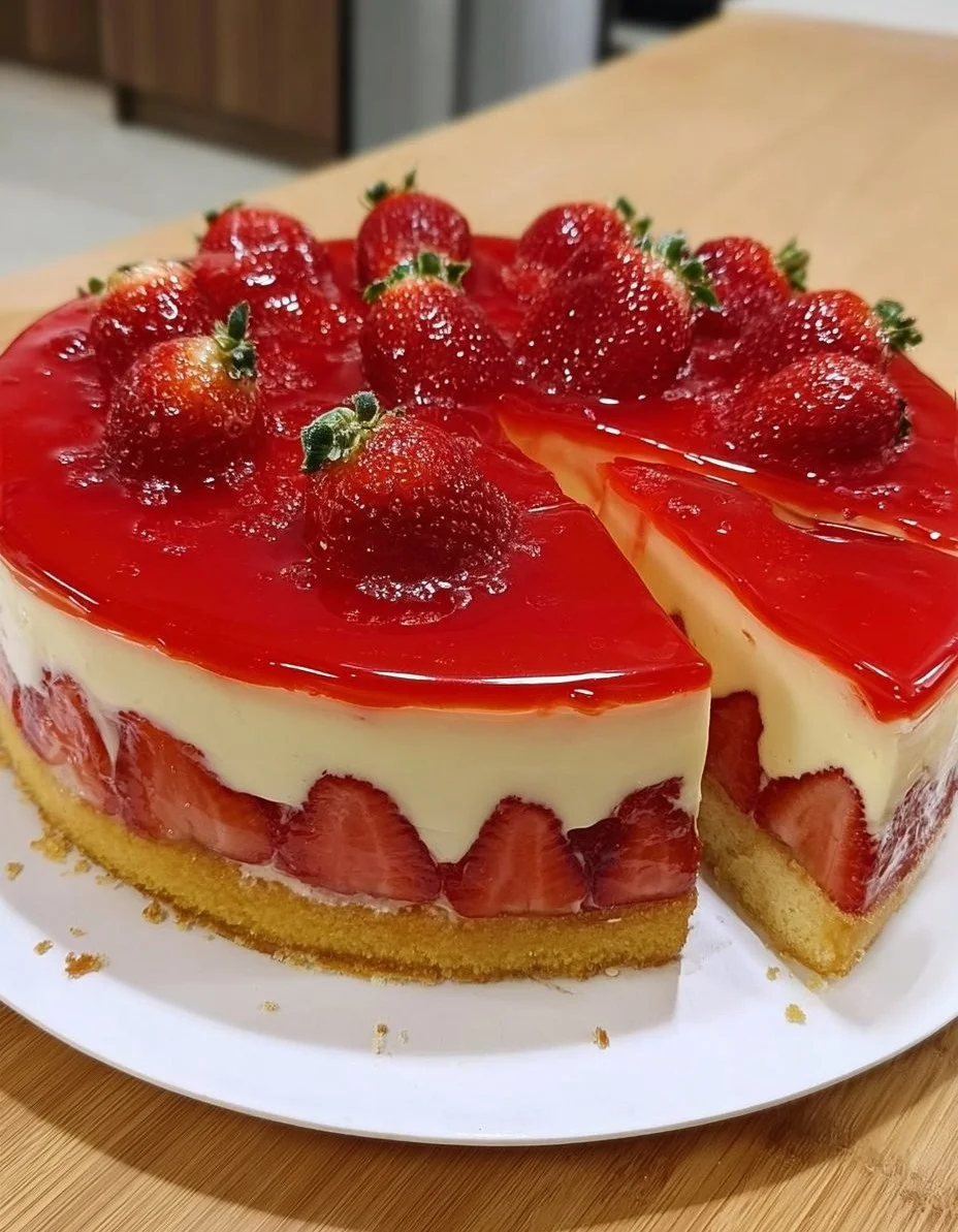 Pastel Francés de Fresas
