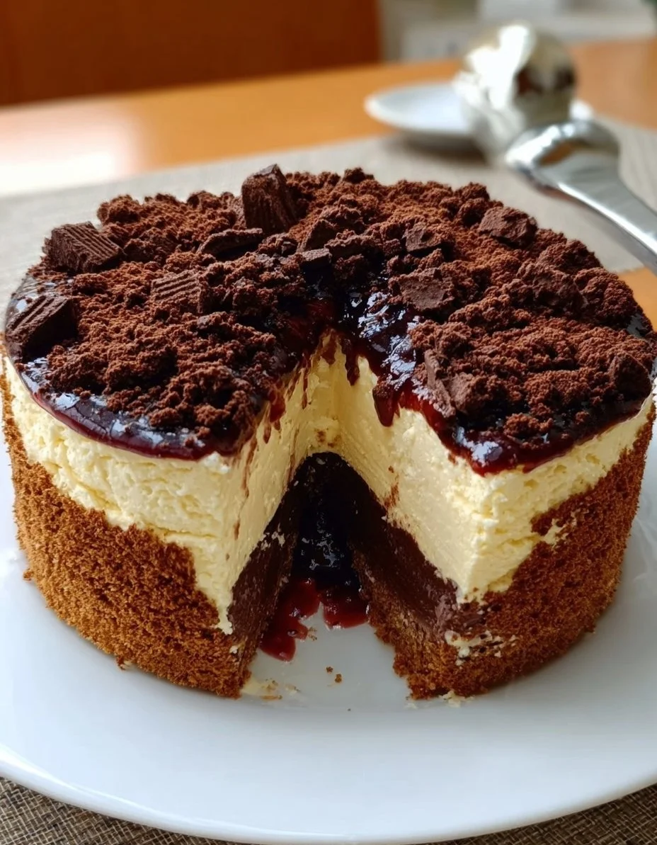 Pastel Paradisiaco de Crema Agria