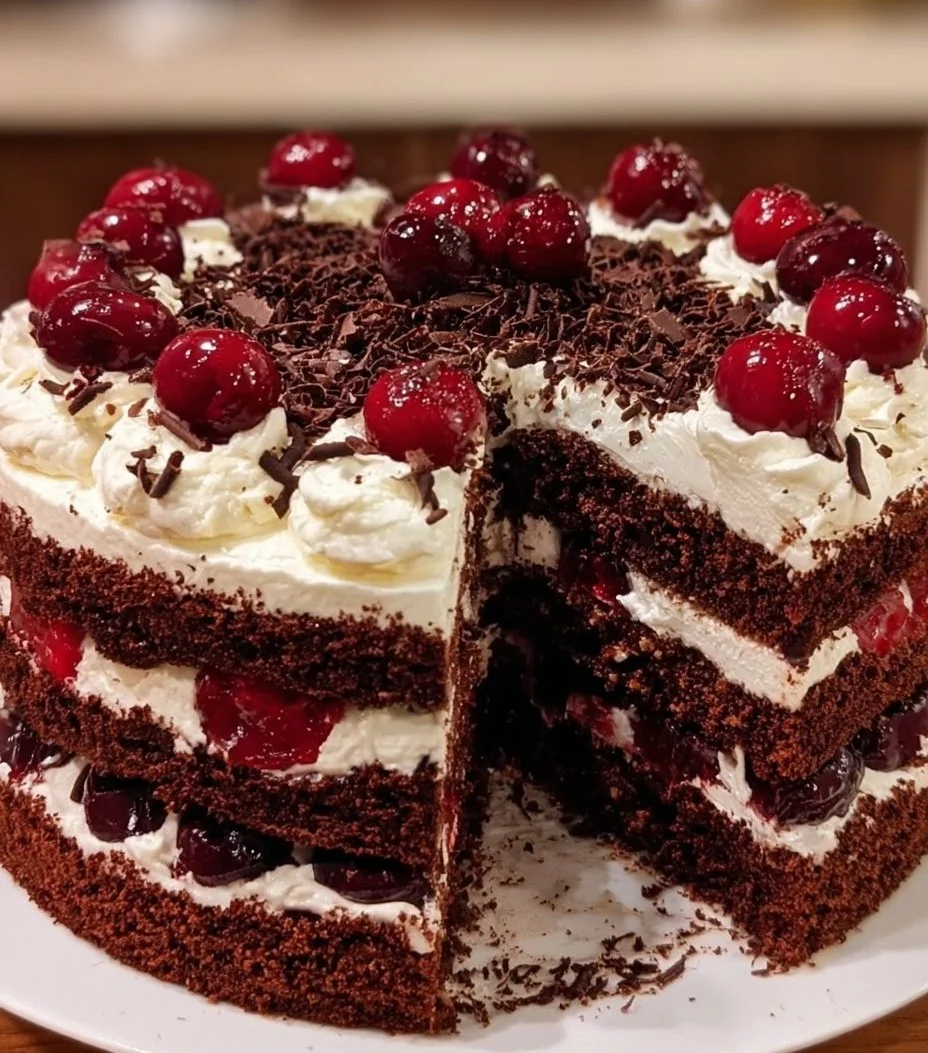 Pastel Selva Negra Casero
