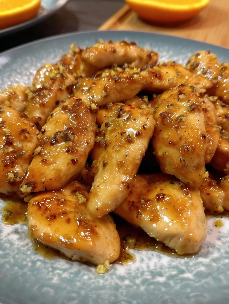 Pollo con Miel y Naranja