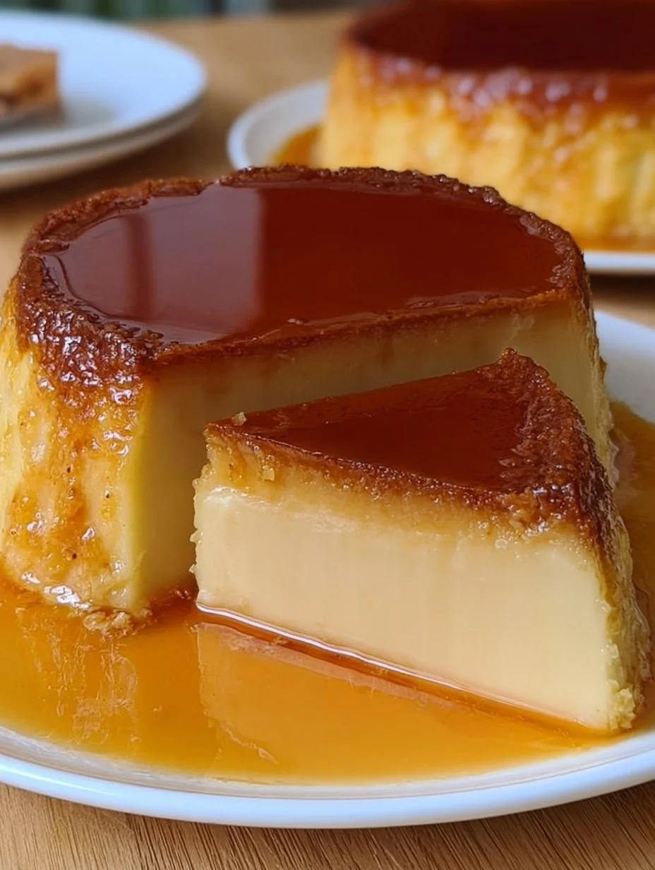Flan de Galletas María y Leche Condensada