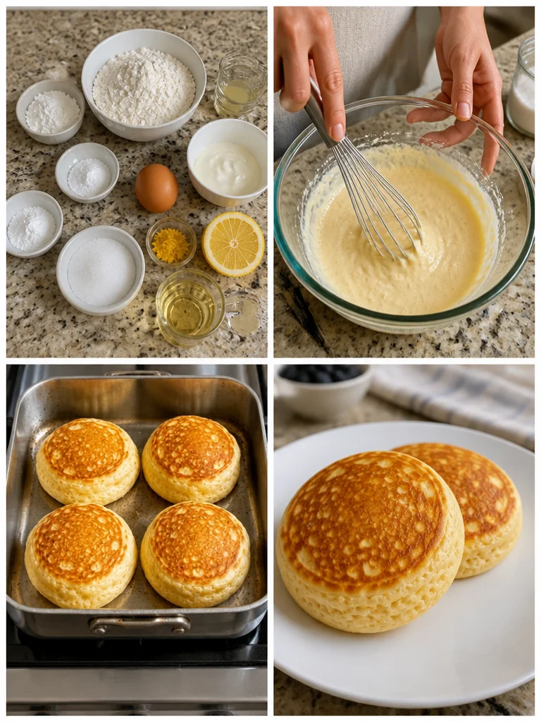 Pancakes de Yogur Esponjosos