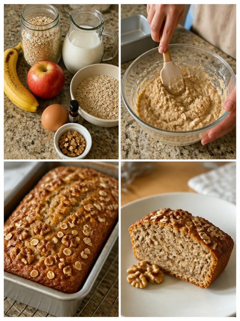 Pastel de Avena Saludable