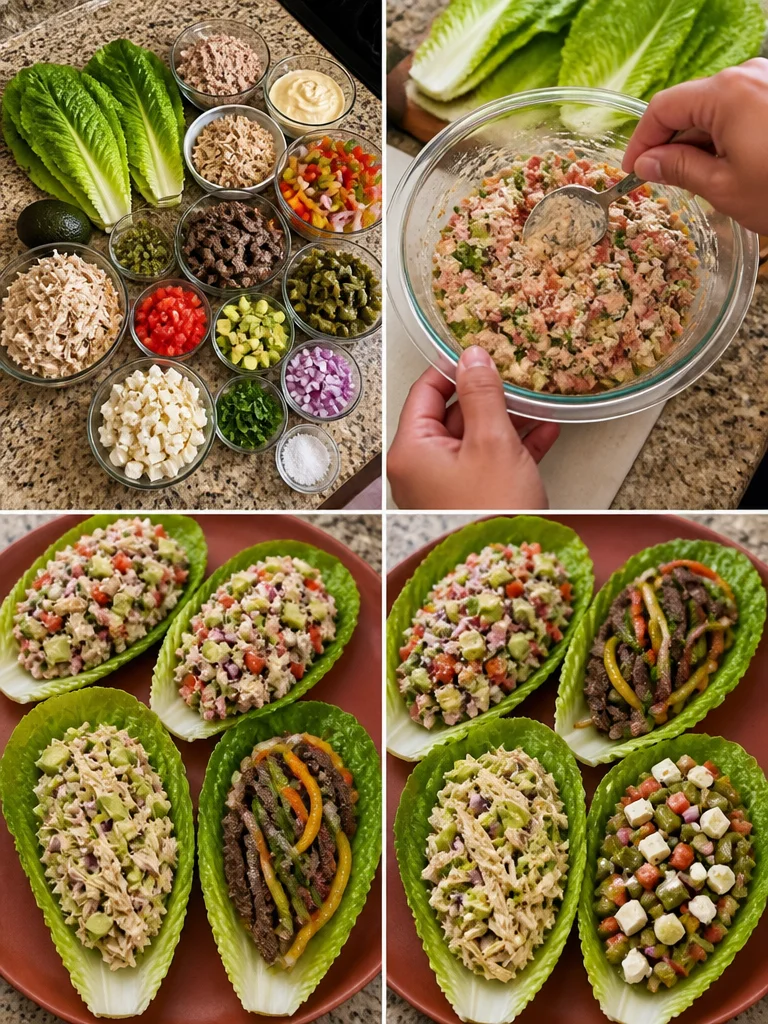 Tacos con Lechuga