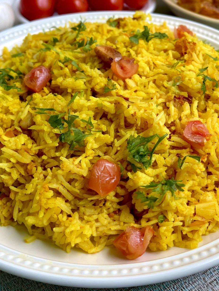 Arroz con cúrcuma