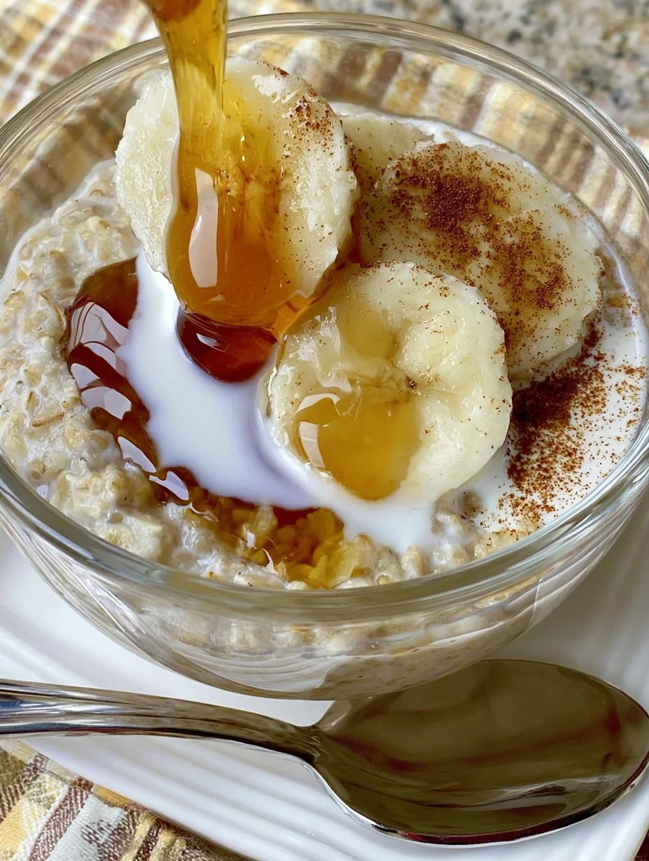 Avena de Medianoche con Plátano