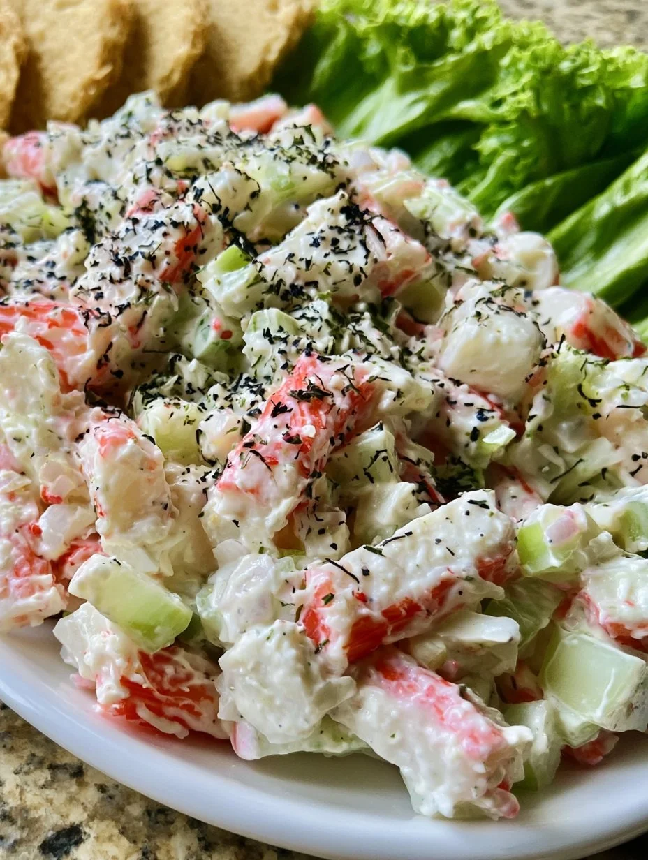 Ensalada de Palitos de Cangrejo