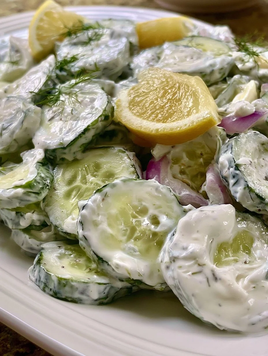 Ensalada de Pepino y Yogur Griego