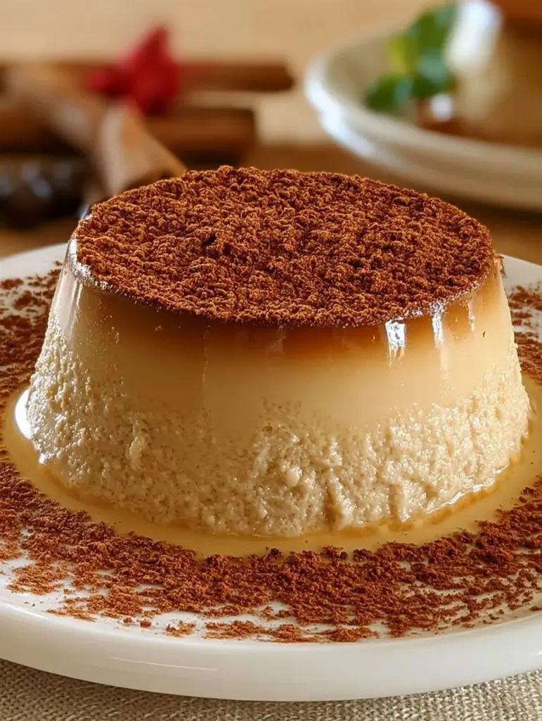 Delicioso Flan de Café sin Horno y sin Huevo, postre cremoso y fácil de preparar