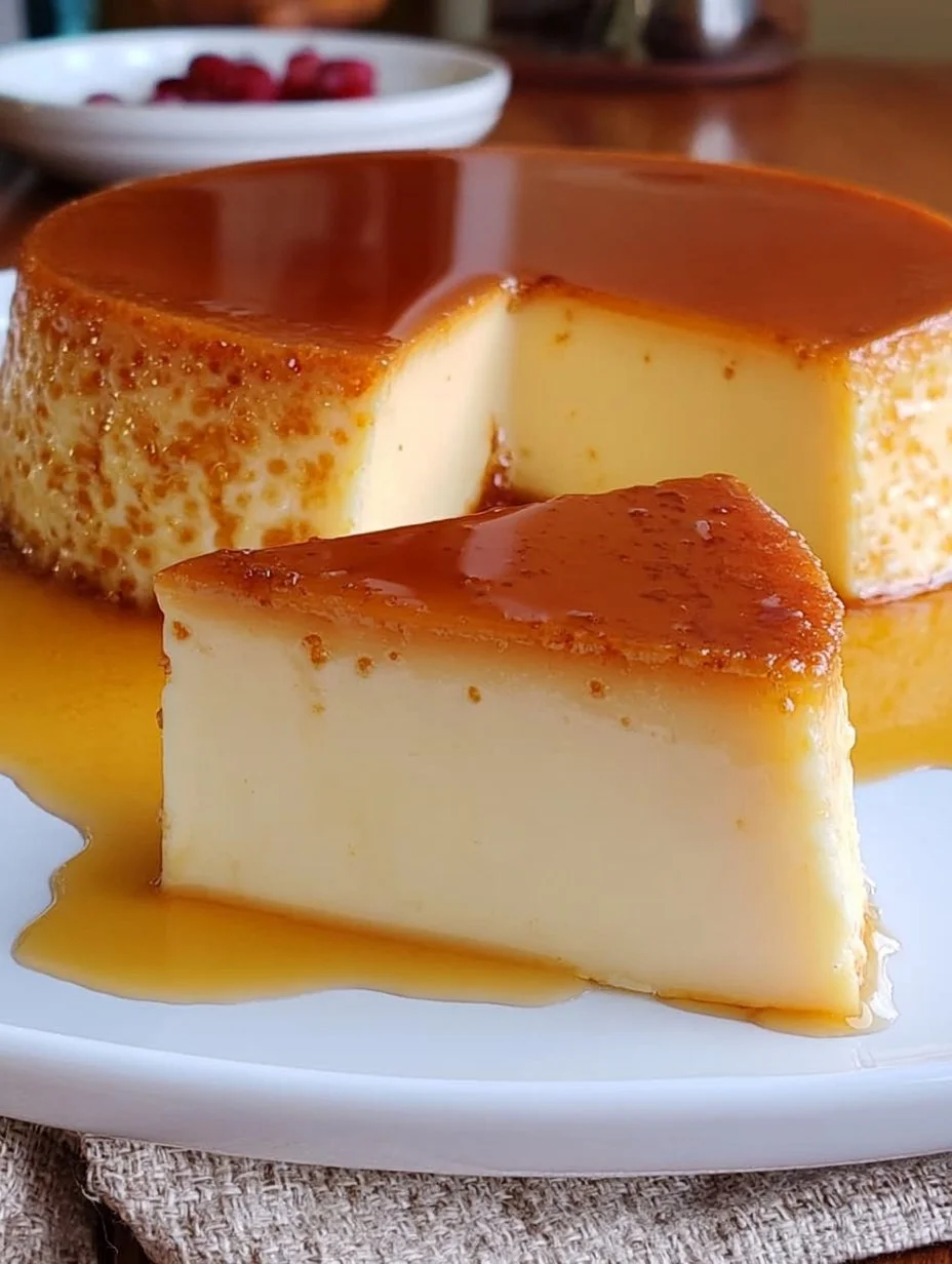 Flan de leche condensada