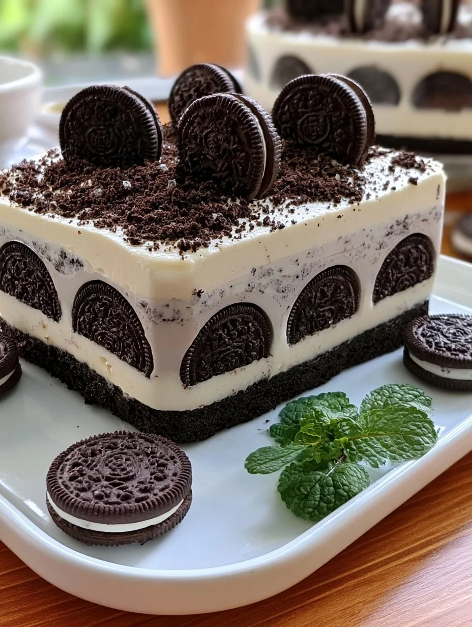 Gelatina de Oreo de 3 Capas