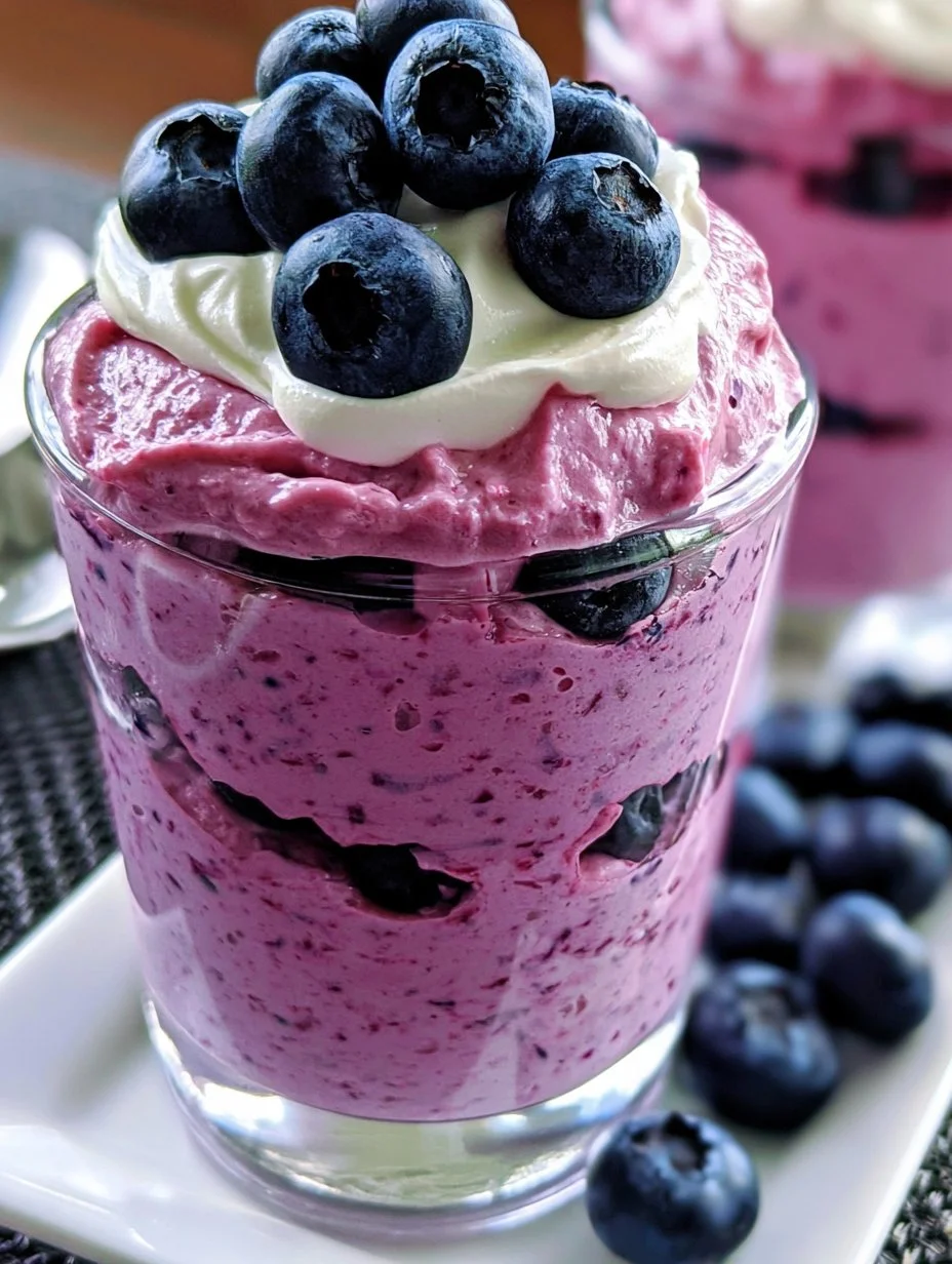 Mousse de Arándanos