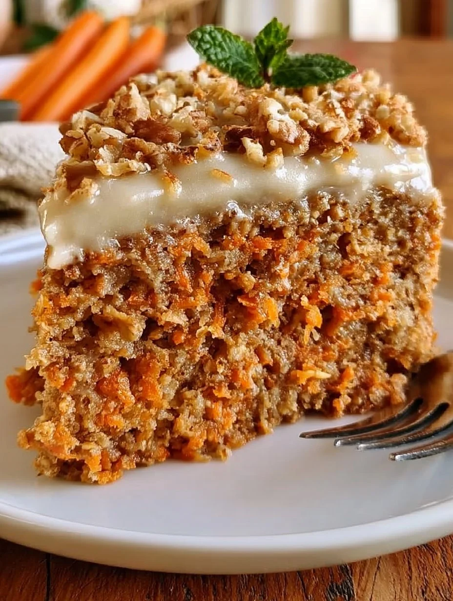 Pastel de Avena y Zanahoria