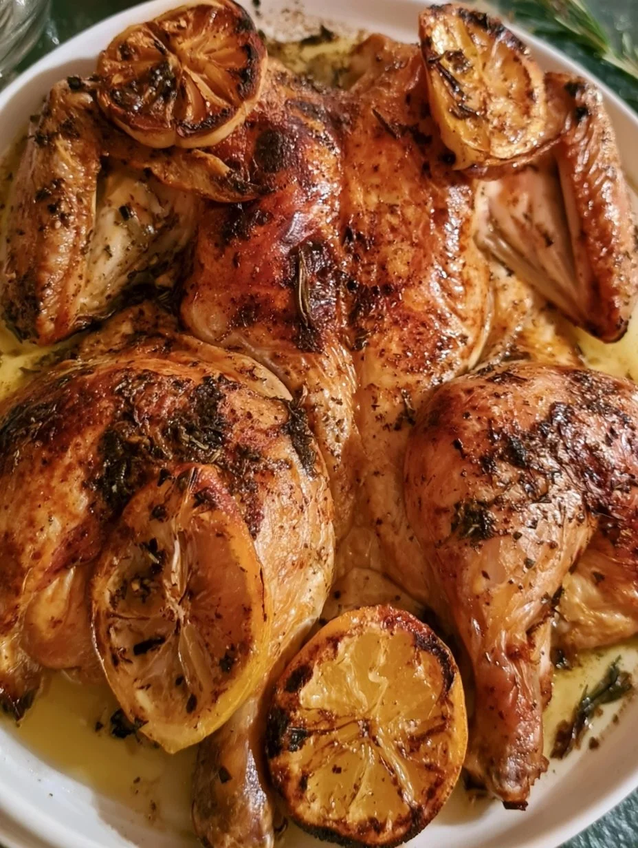Pollo al Horno estilo mariposa