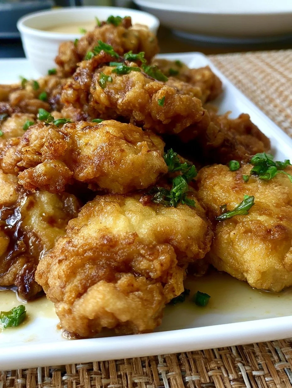 Pollo Frito con Sabores Asiáticos