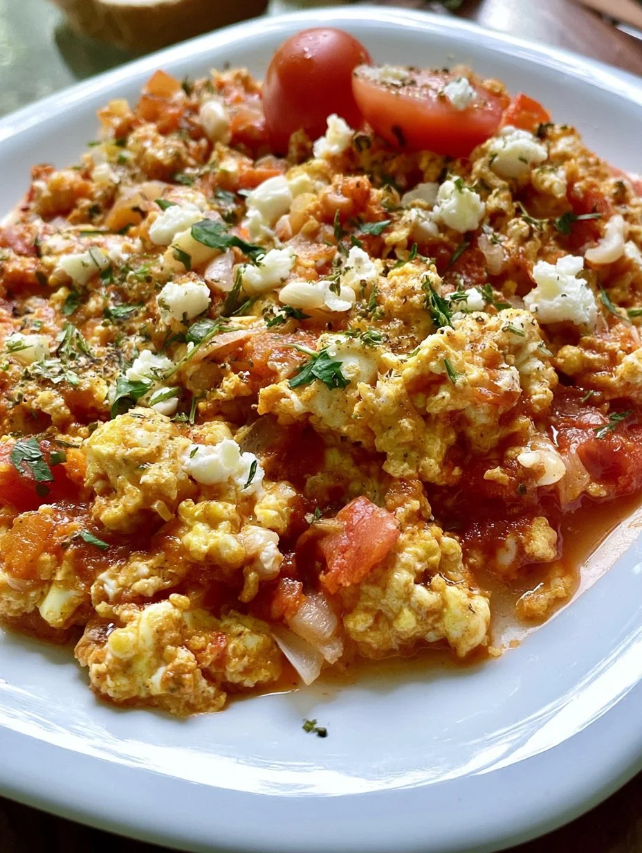 Revuelto de Tomate y Huevo
