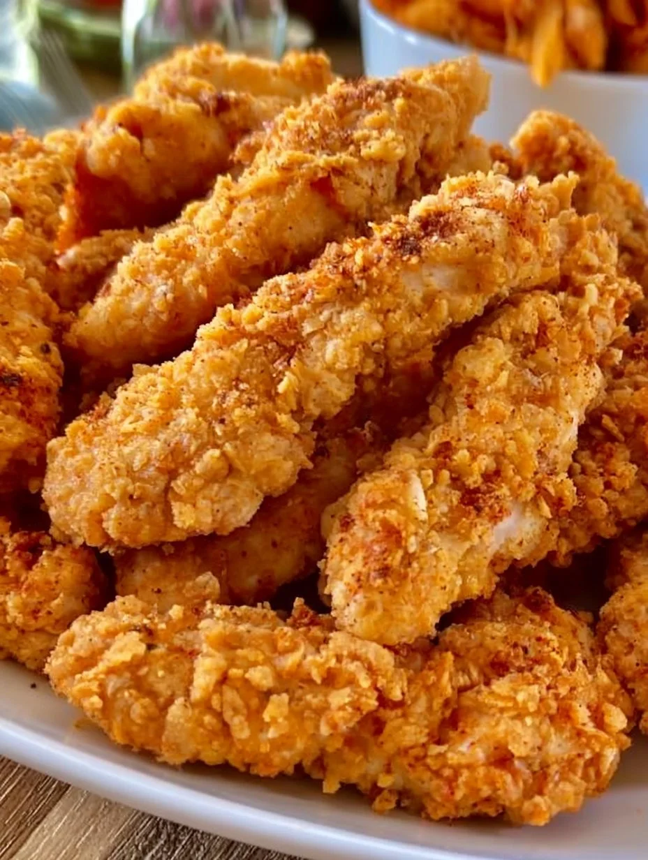 Tiras de Pollo Crujientes