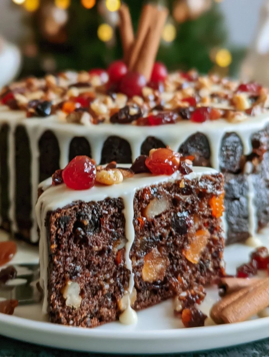 Torta Negra Navideña